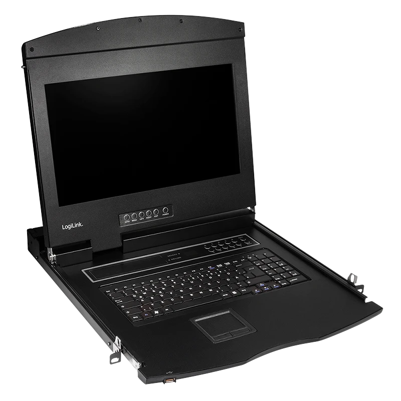 Image of LogiLink KVM Console with 17" Full HD LCD Screen. HDMI. German ke