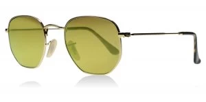 Image of Ray-Ban 3548N Sunglasses Gold / Tortoise 001-93 48
