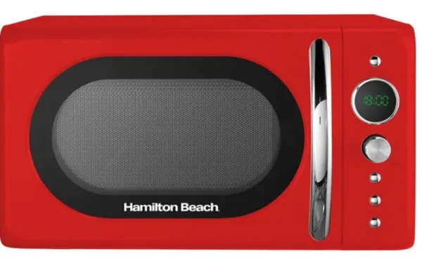 image of Hamilton Beach HB70H20R 20L 700W Retro Microwave