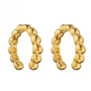 Image of Gold Plated Ball Ear Cuffs C167