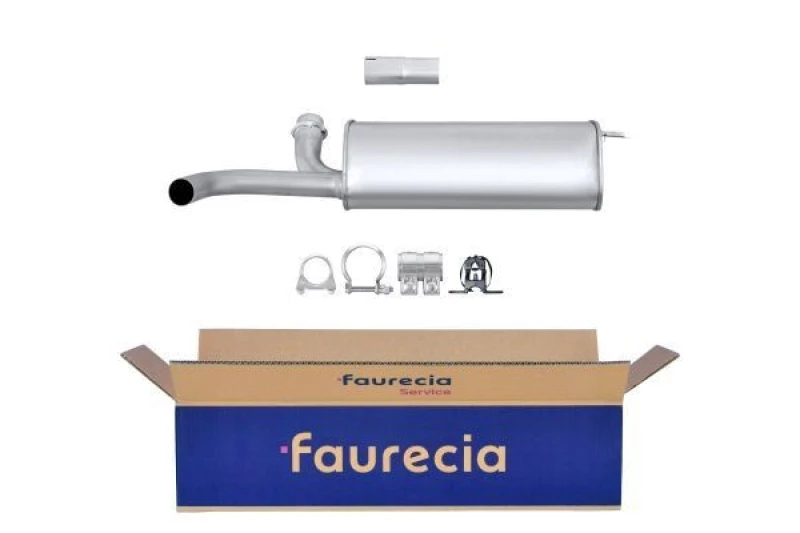 Image of Rear silencer HELLA 8LD 366 028-001