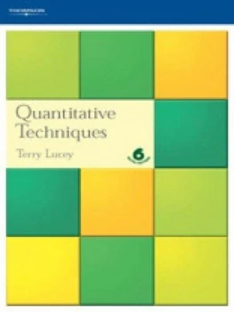 Image of Quantitative Techniques by Terry Lucey Book