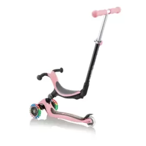 Image of Globber Go Up Foldable Scooter with Lights - Pastel Pink