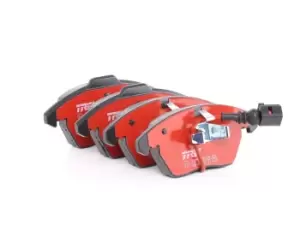 Image of TRW Brake pad set VW,AUDI,SKODA GDB1550DTE 1K0615106AL,1K0698151,1K0698151C 1K0698151E,3C0698151A,3C0698151B,3C0698151C,5K0698151,5K0698151A,8J0698151