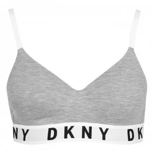 Image of DKNY Cozy Boyfriend Push Up Bra - Grey