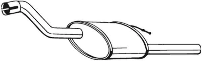 Image of Rear silencer BOSAL 154-313