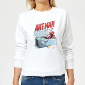 image of Marvel Bathing Ant Womens Sweatshirt - White - L