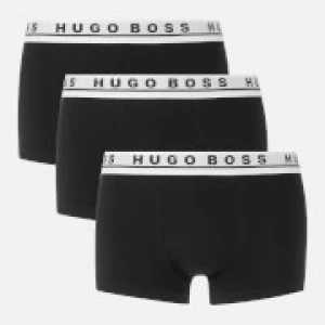 Image of Hugo Boss 3 Pack Logo Boxer Trunks Black/White Size 2XL Men