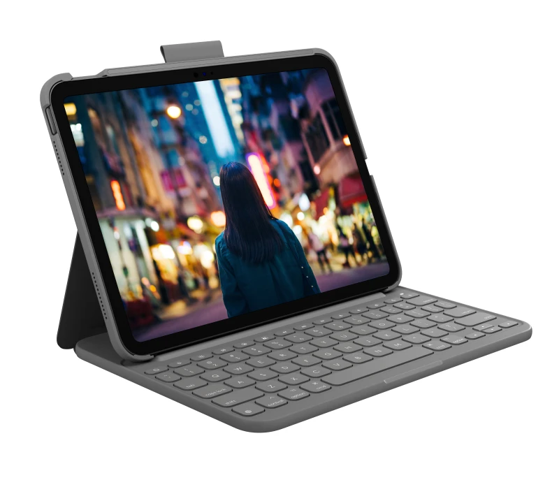 Image of Logitech 920-011428 mobile device keyboard QWERTY Nordic Bluetooth Gre