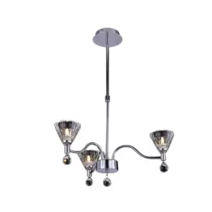 Image of Neptune Pendant Round 3 Light G9 Polished Chrome