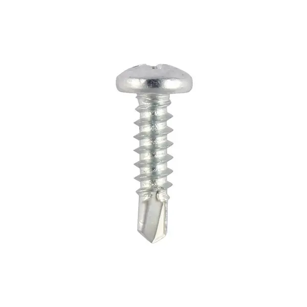 image of Pan Head Self Tapping Drill Point Screws BZP 130Z Diameter: 4.2mm