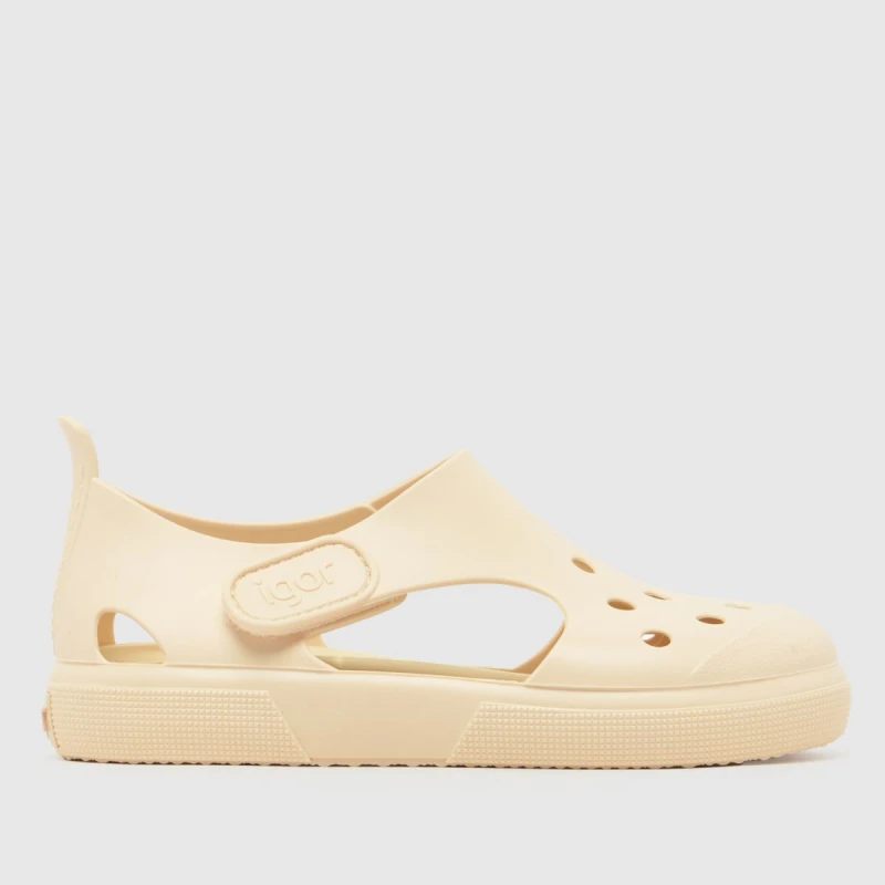 Image of Igor Natural Surfi Toddler Sandals Natural UK 10 (EU 28)