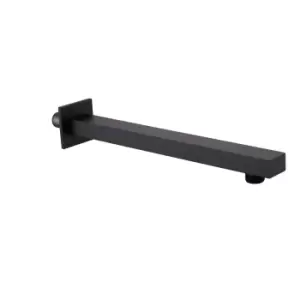 image of Zana Matt Black 300mm Square Wall Arm