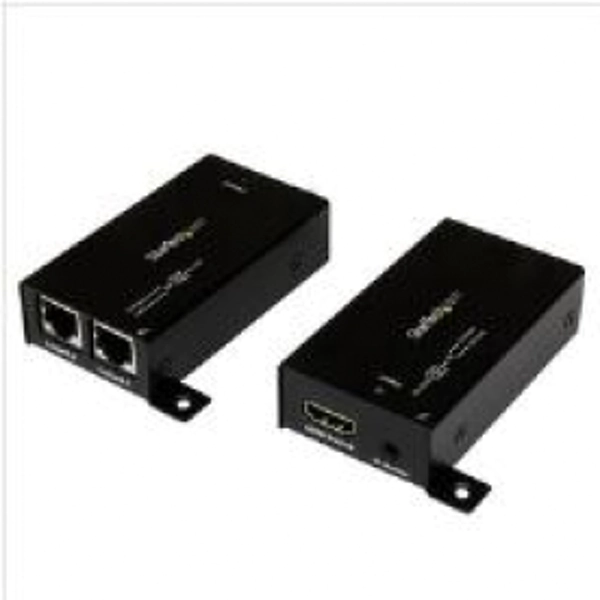 image of StarTech HDMI Over Cat5 Cat6 Extender with IR 100 feet30m Power Free