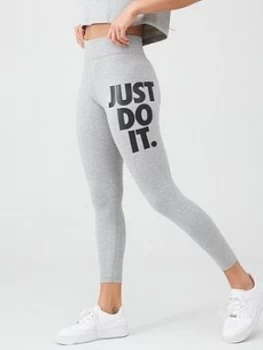 Image of Nike Nsw Jdi Leg-A-See Leggings - Dark Grey Heather