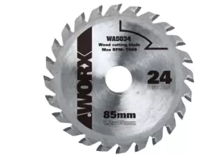 image of Worx WA5034 85mm TCT -SAW Circular Saw Blade