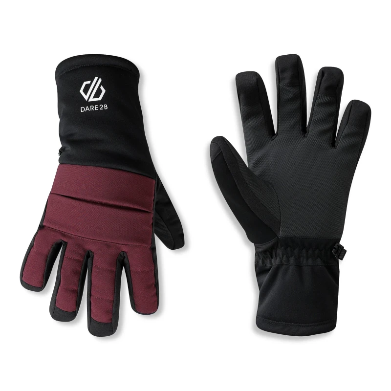 Image of Dare 2b Dare 2b Freeride Waterproof Breathable Stretch Insulating Gloves in Purple Size: Medium Purple M Unisex 5063516176480