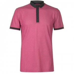 image of Galvin Green Monte Polo Shirt Mens - Magenta