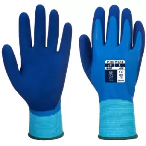 Image of AP80B4RL - sz L Liquid Pro Glove - Blue - Blue - Portwest