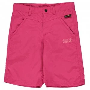 image of Jack Wolfskin Sun Shorts Junior Girls - Pink Peony