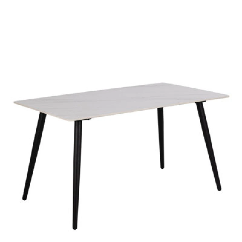 Image of Furniture To Go Wicklow Ceramic Dining Table In White