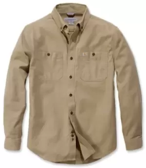 Image of Carhartt Rugged Flex Rigby Work Shirt, green, Size 2XL, green, Size 2XL