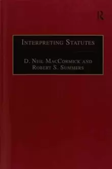 Image of Interpreting Statutes : A Comparative Study