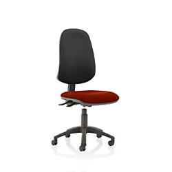 Image of Dynamic Independent Seat & Back Task Operator Chair Without Arms Eclipse Plus XL III Ginseng Chilli Seat Without Headrest High Back