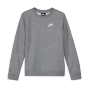 image of Nike NSW Long Sleeve Crew Sweater Junior Boys - Grey