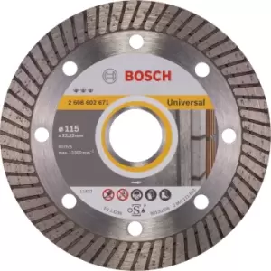 Image of Bosch 2608602671 115x22.23mm DIAMOND DISC BEST UNIVERSAL TURBO HPP