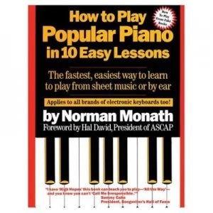 Image of How to Play Popular Piano in 10 Easy Lessons by Norman Monath Paperback
