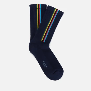 Image of Paul Smith Mens Stripe Socks - Navy