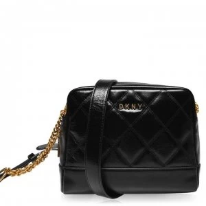 Image of DKNY Sofia Double Chain Crossbody Bag - BLK GLD BGD