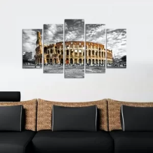 Image of 5M-41 Multicolor Decorative MDF Painting (5 Pieces)