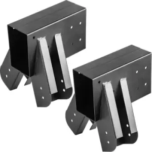 Image of Swing Set Bracket 9.84' Swing Bracket A-Frame Construction Swing Set Hardware Iron Material with Black Powder Coated diy Swing Set End Bracket Swing