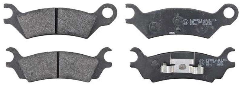 Image of A.B.S. 36502 Brake pad set without integrated wear sensor Brake Pad Set,disc brake (402)