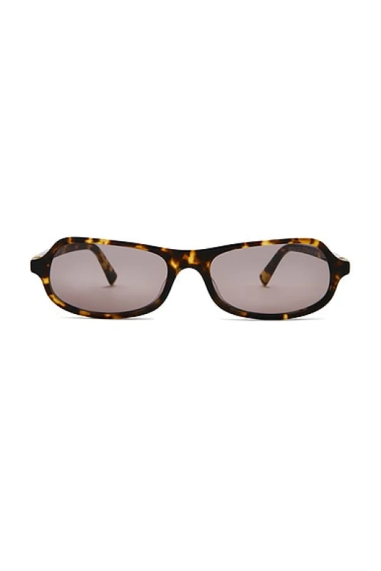 Image of Miu Miu Acetate Sunglasses in Honey Havana - Brown. Size all.