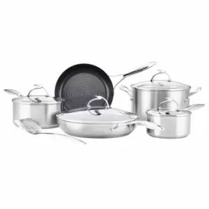 Image of Circulon Steel Shield Stainless Steel Non-Stick 5 Piece Set with Bonus Tool