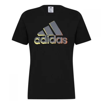 Image of adidas QT T Shirt Mens - Black Exposure