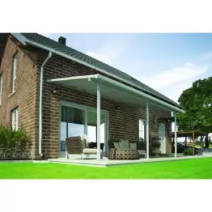 image of Canopia Feria 3 x 5.5 Aluminum Patio Cover White