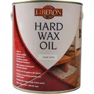 Image of Liberon Hard Wax Oil Clear Satin 2.5l