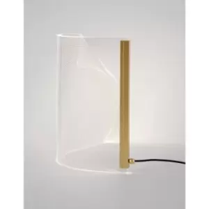 image of Allen Integrated LED Table Lamp Gold Aluminium LED 1x6W 348Lm 3000K - Merano