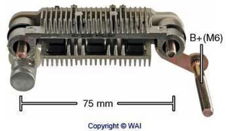Image of WAI Rectifier, alternator WAI IMR7564
