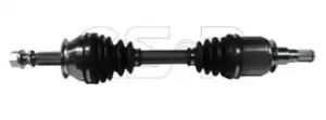 image of GSP Drive shaft 241262 CV axle,Half shaft NISSAN,NP300 Navara Pickup (D40),Pathfinder III (R51),NP300 Navara Pritsche / Fahrgestell (D40)