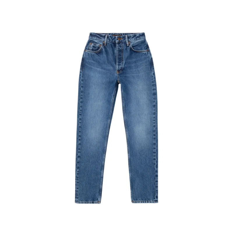 Image of Nudie Jeans Womens jeans Nudie Jeans Breezy Britt Day Dreamer Bleu Female 34x30