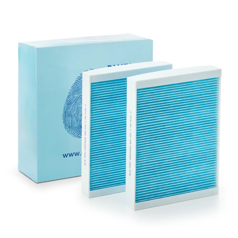 Image of Blue PRINT Filter set, cabin air Blue PRINT ADBP250006