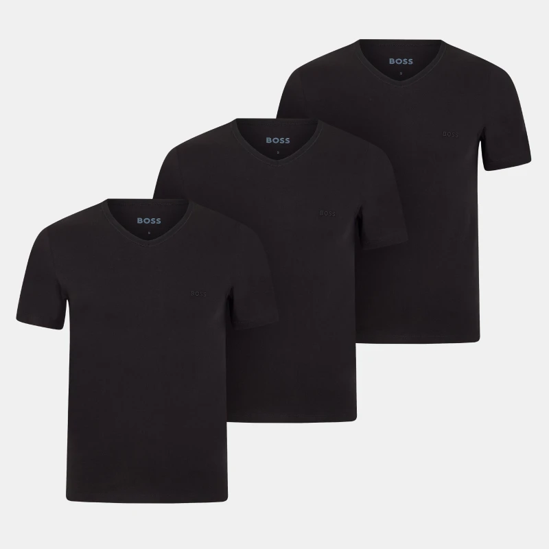 Image of Boss Mens HBB T-Shirt, Soft Breathable Fabric Black male S