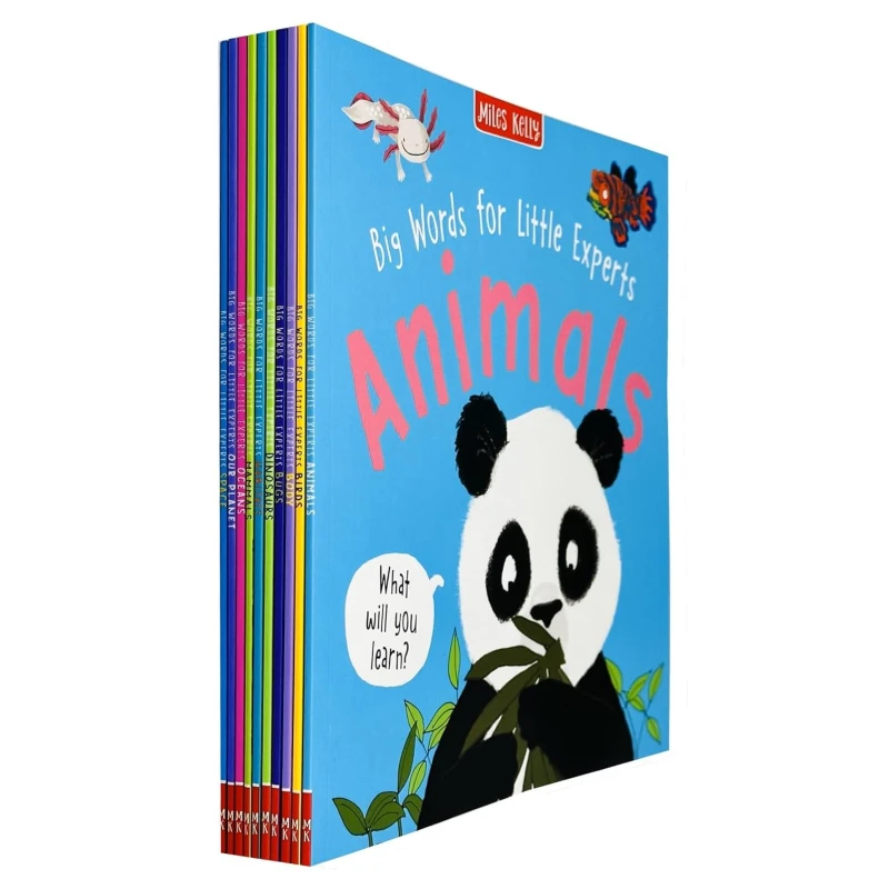 Image of Big Words for Little Experts 10 Books Collection Set(Animals, Birds, Body, Bugs, Dinosaurs, Habitats) Fran Bromage Books