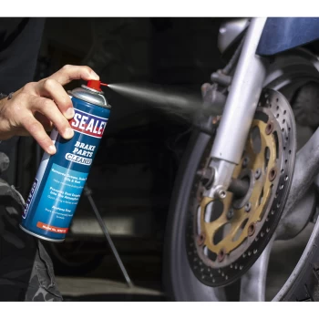 Image of Sealey SCS011 Brake Parts Cleaner 500ml Pack of 6