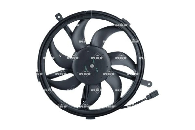 Image of NRF 47509 Cooling Fan D1: 390mm, with radiator fan shroud, with control unit Fan,radiator (508)